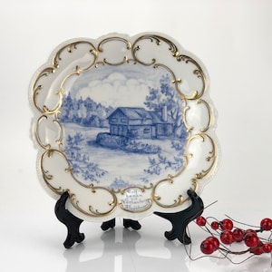 Tirschenreuth Vintage porcelain bowl made in 20th century Bavaria, Germany