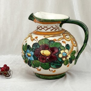 Hand crafted ceramic jug