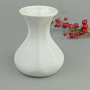 Vintage white porcelain small vase