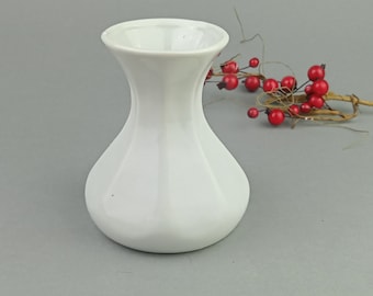 Vintage white porcelain small vase