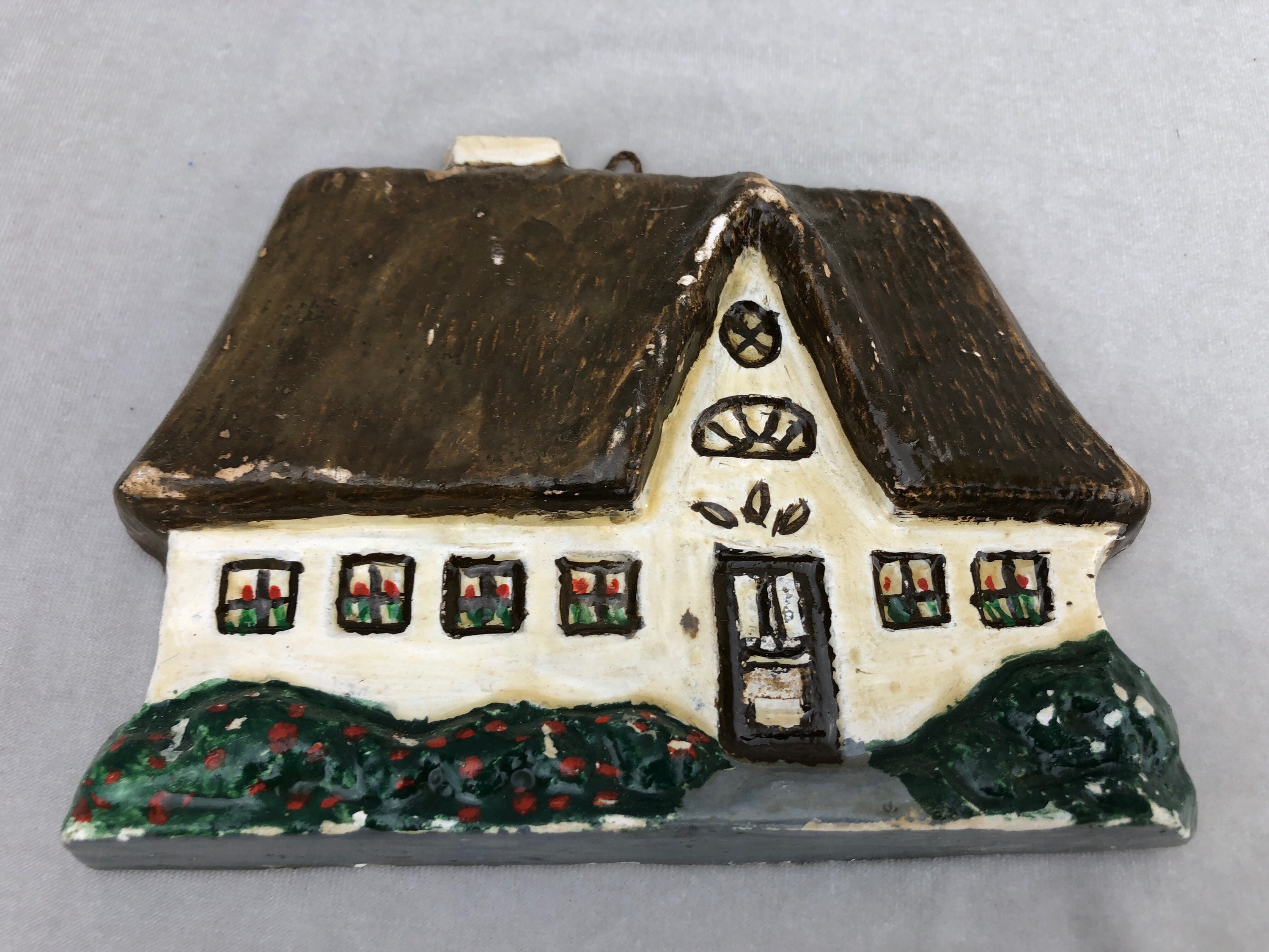 Ceramic House Figurine Made in Europe Etsy