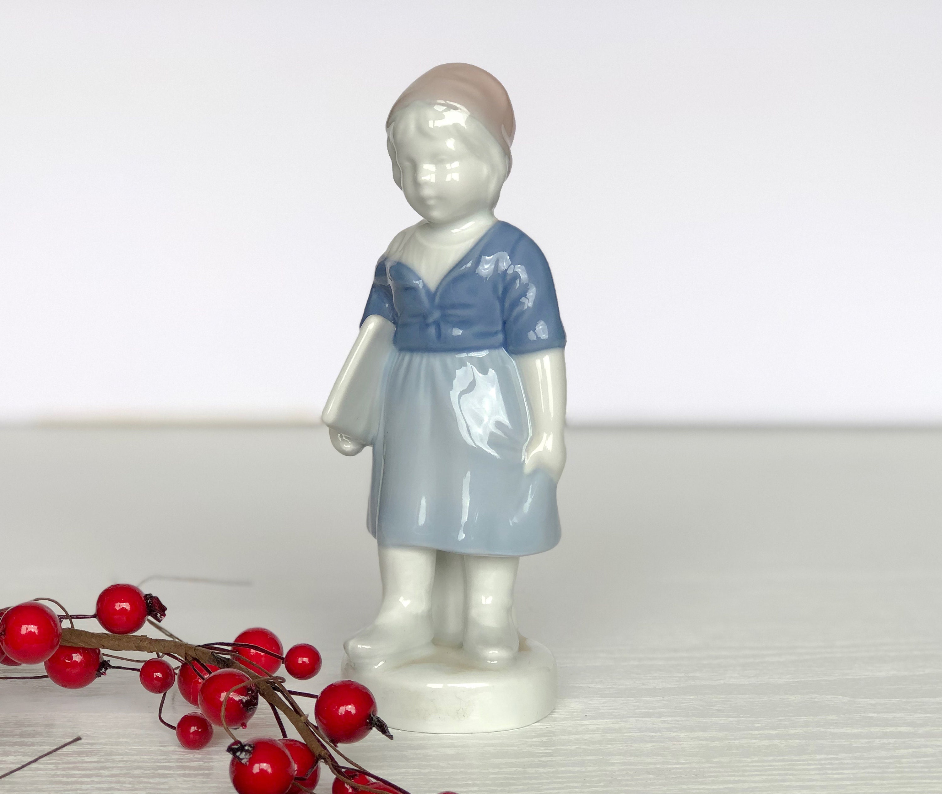 Gerold Bavarian Porcelain Figurine. Made in Western Germany, 1960s