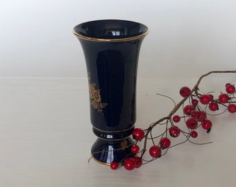 ドイツ製 花瓶 ヴィンテージ アンティーク アイテム、コバルトブルー