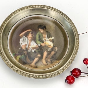 Rare plaque décorative murale en métal fabriquée dans l&#39;Allemagne du XXe siècle