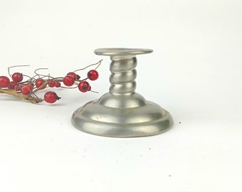 Vintage small candle holder with a handle from Europe