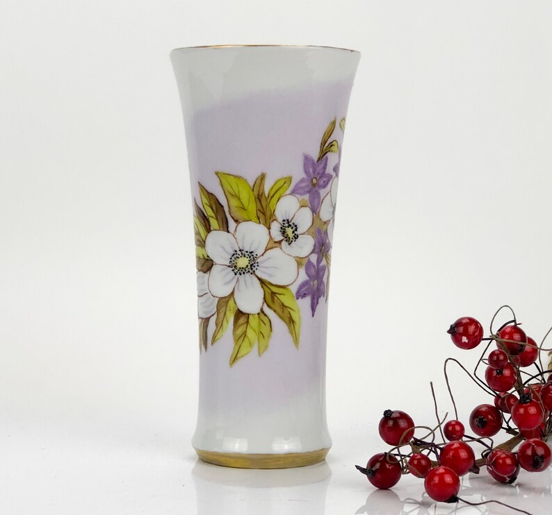 Kaiser Hand Painted Vase Made in Germany Old Vintage Items Etsy