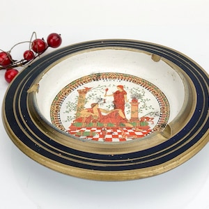 Ceramic antique ashtray from Europe