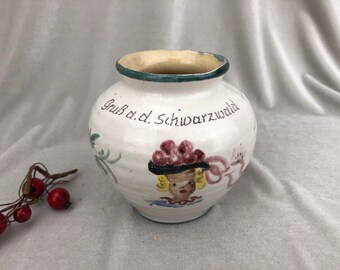 Original small vintage ceramic vase