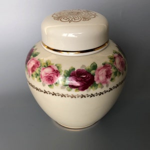 Vintage Bareuther Waldsassen Bavaria Germany Vase Floral Blue with Pink Orchids Birds Home Decor Collectible