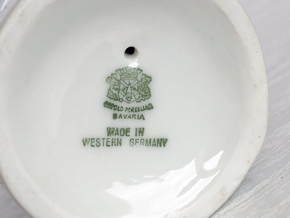 Gerold Bavarian Porcelain Figurine. Made in Western Germany, 1960s