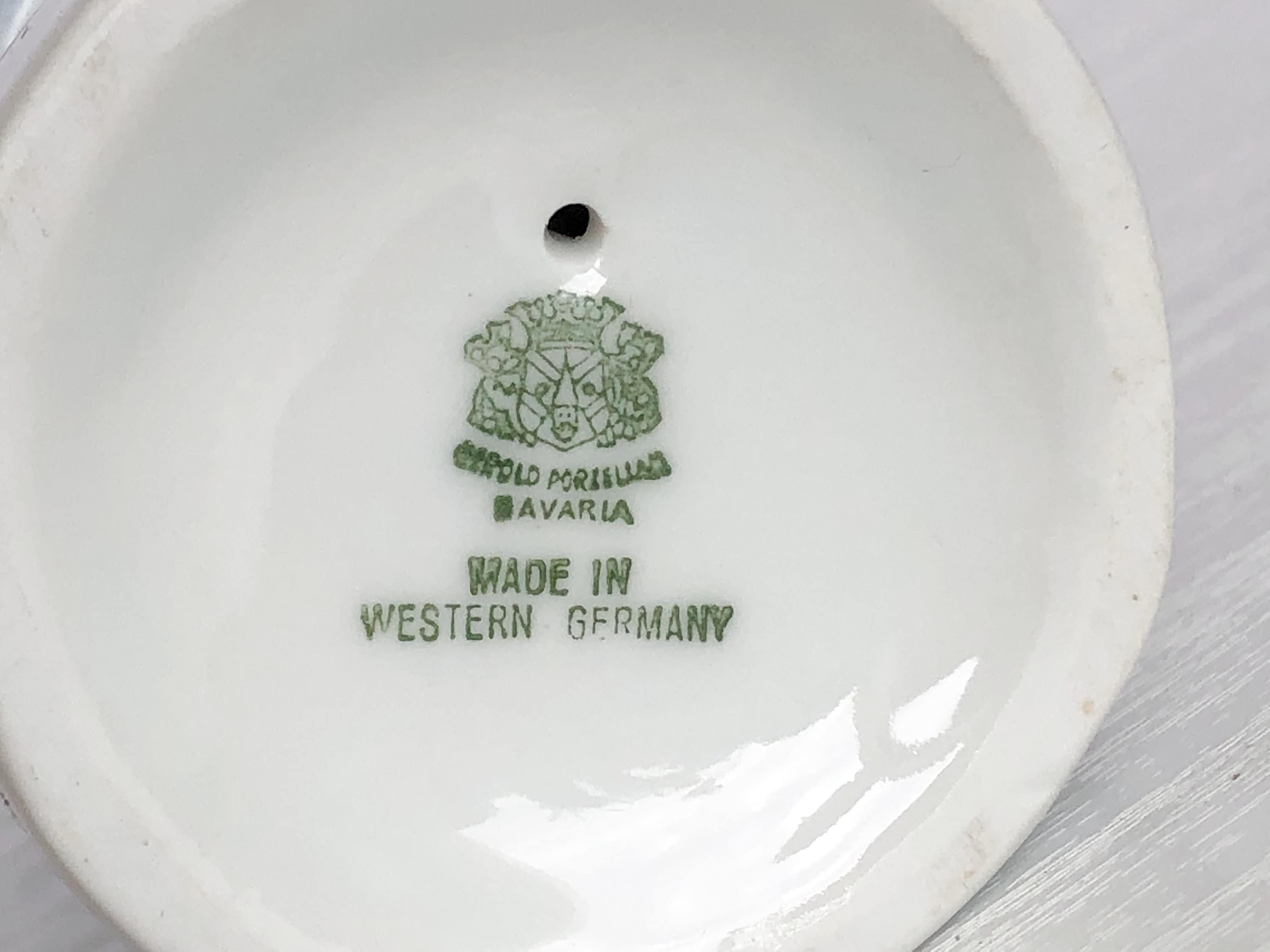 Gerold Bavarian Porcelain Figurine. Made in Western Germany, 1960s