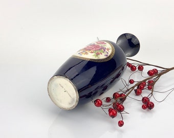 20 世紀ドイツのヴィンテージ コバルトブルーの花瓶 - Etsy 日本