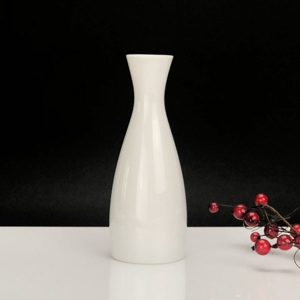 White Porcelain Vase Etsy