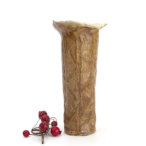Tall unique vintage flower vase