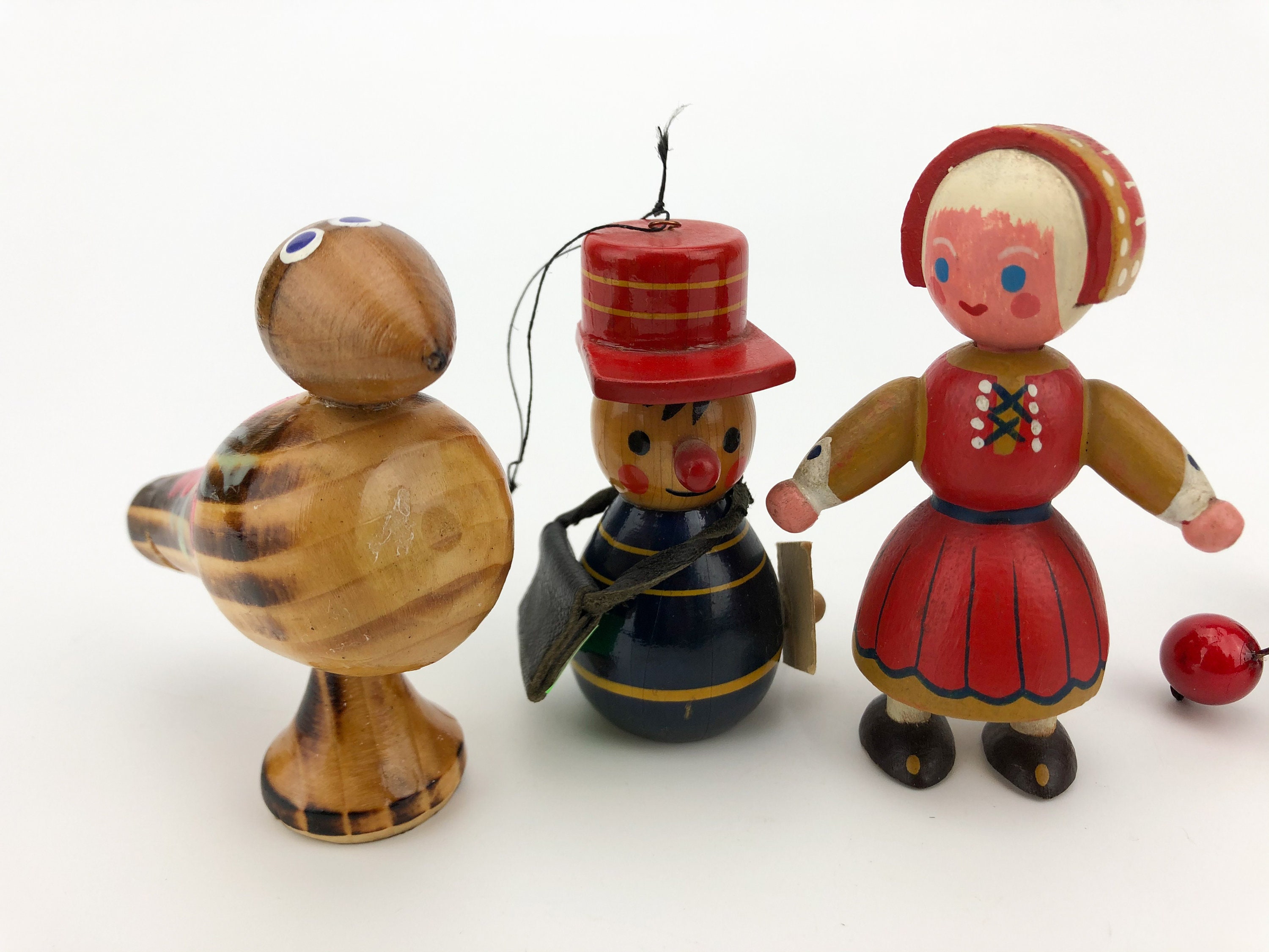 Ukrainian wood retro toy set of 3 Etsy