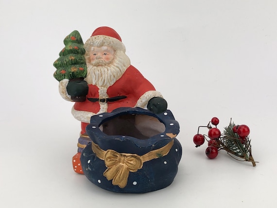 サンタクロースのソリ 置物 陶器製 クリスマス デコレーション 楽天