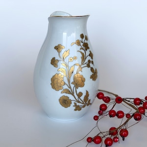 Vaso de flores, Royal Porcelain Manufactory Berlin - KPM, Fabricado na Alemanha, Item vintage da Baviera feito de porcelana