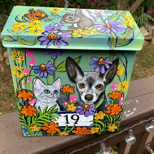 Custom wall mount mailbox