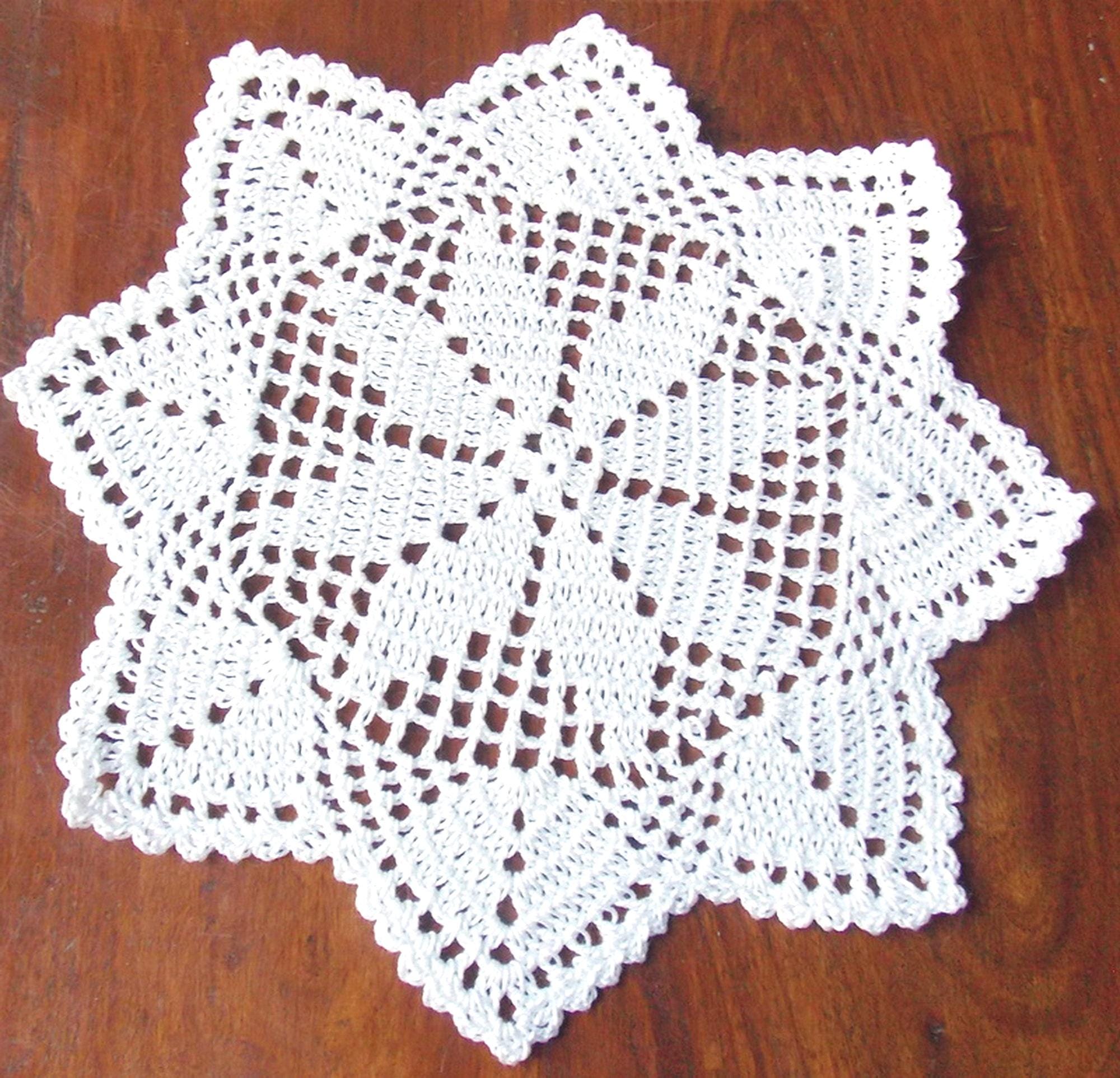 NAPPERON OVALE AU CROCHET Azur TUTORIEL GRATUIT - BLOG CROCHET ET