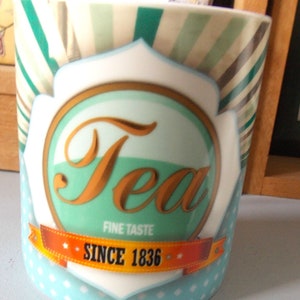 TEA CUP large ceramic mug TEAFINETASTE