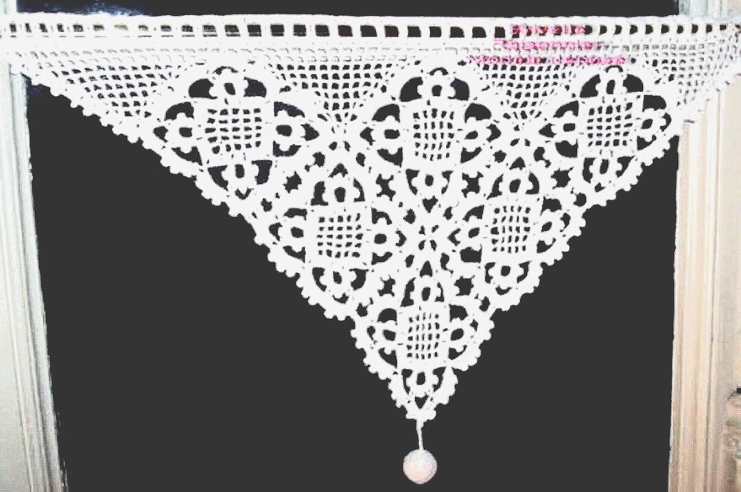Châle Crochet Fait Main En France Par Sylvette Raisonnier - Modèle 'Galaxie' Beige Multicolore