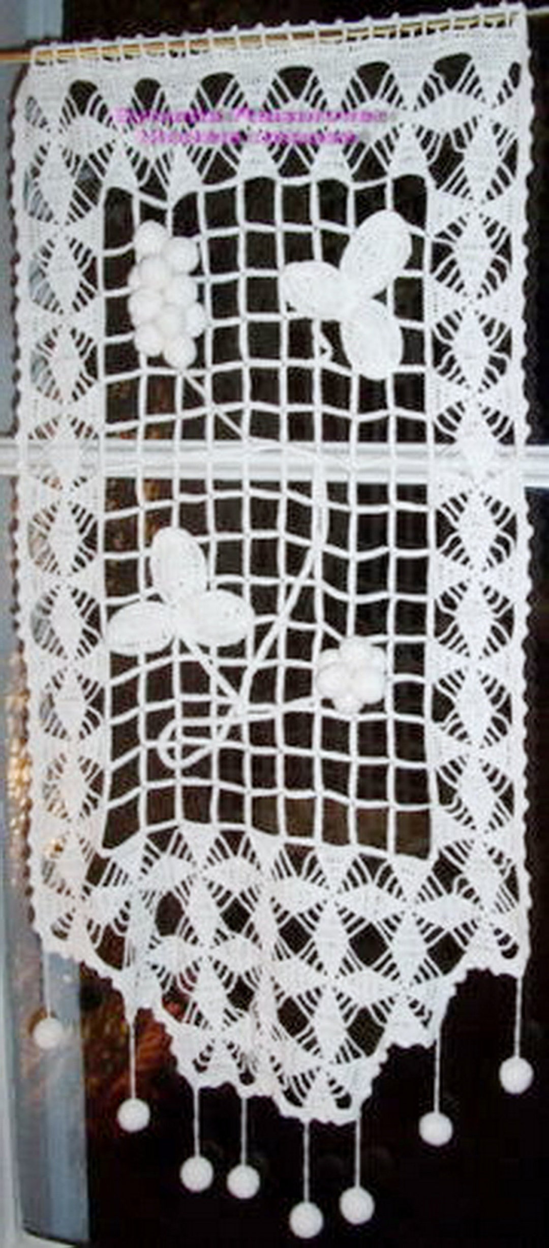 NAPPERON CROCHET d'ART CREATION SYLVETTE RAISONNIER ARTISANAT