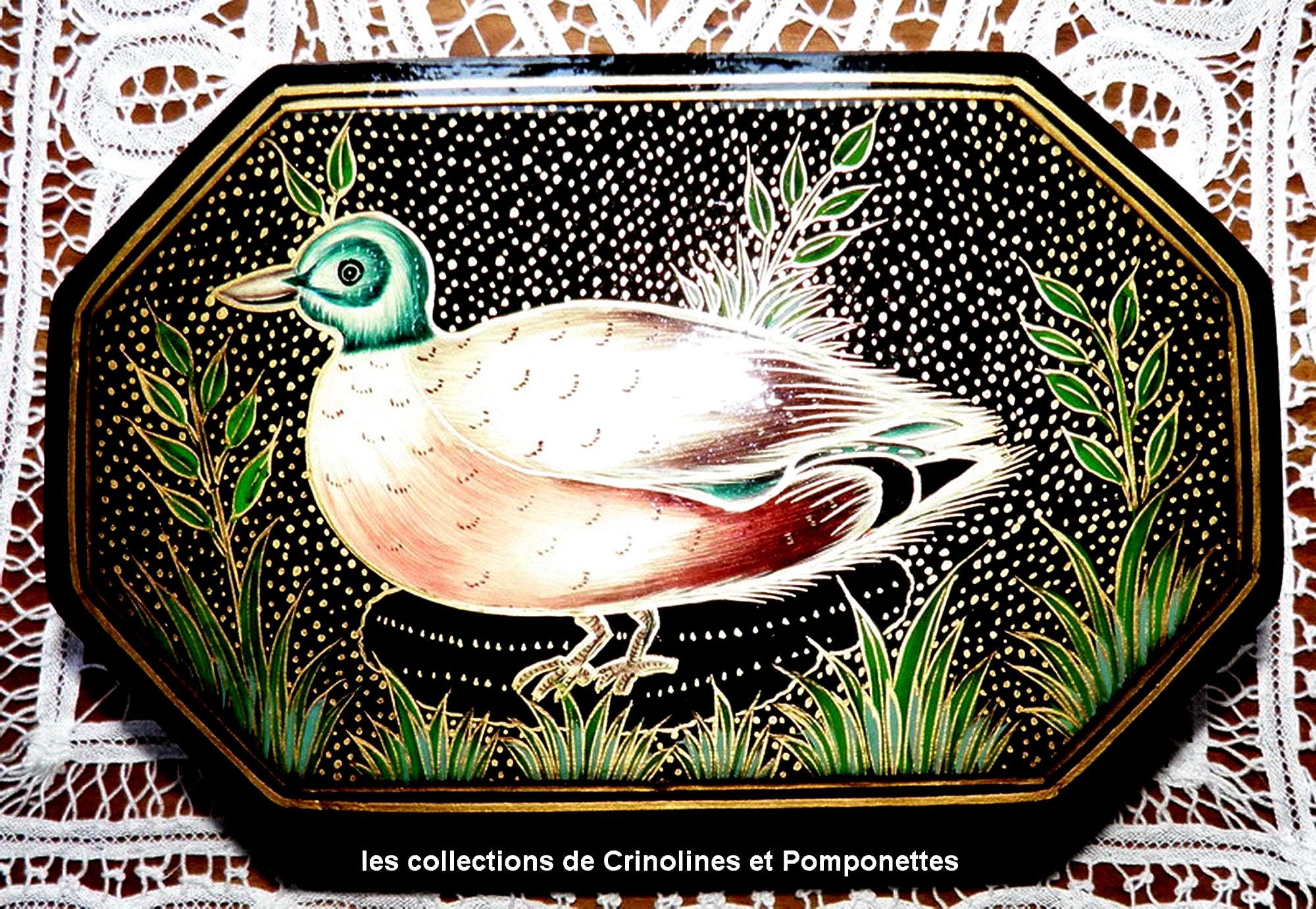 Masque de Venise Canard Col vert en papier mâché - 1736