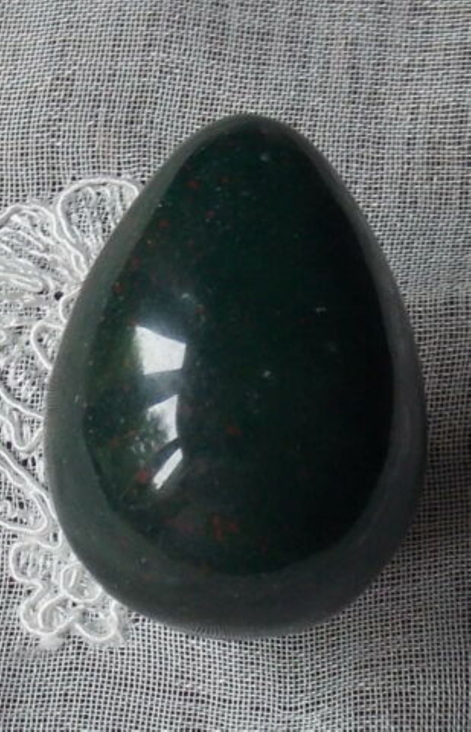 Oeuf de Collection en Pierre Fine Semi-Précieuse Quartz Fume