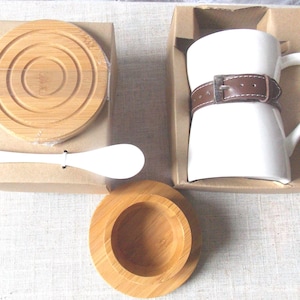 MONSIEUR MUG ceramic tea mug in box