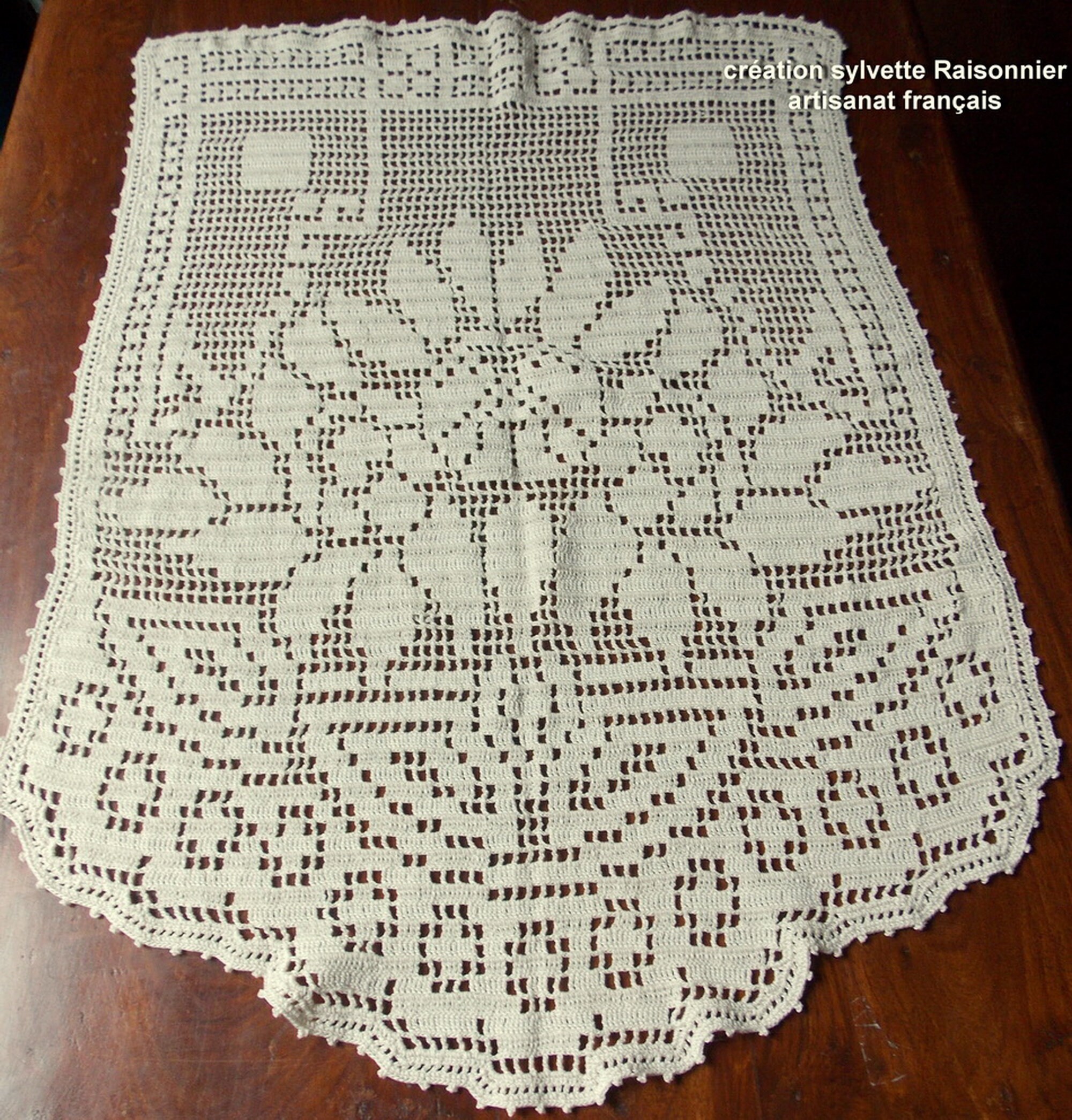 Brise Bise Rideau Crochet