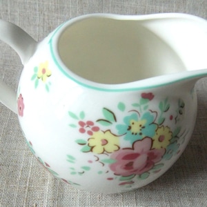 MILK POT in floral ceramic ISABELLEROSE collection