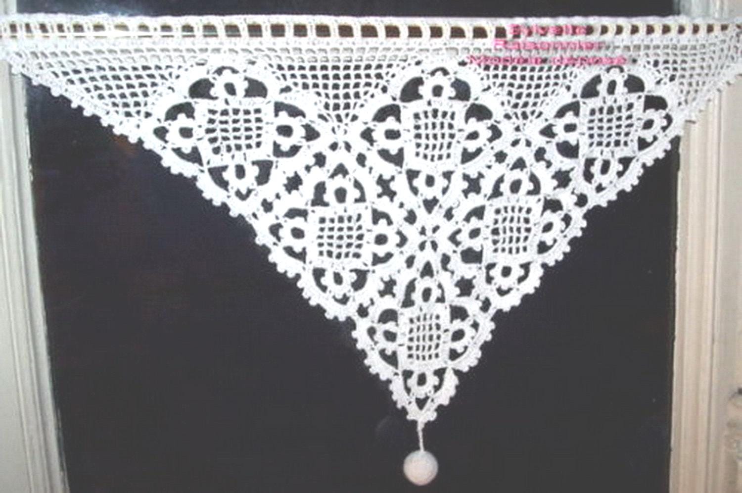 Rideau Brise-Bise Artisanal Français Sur Mesure, Coton Occultant, Choix Couleur