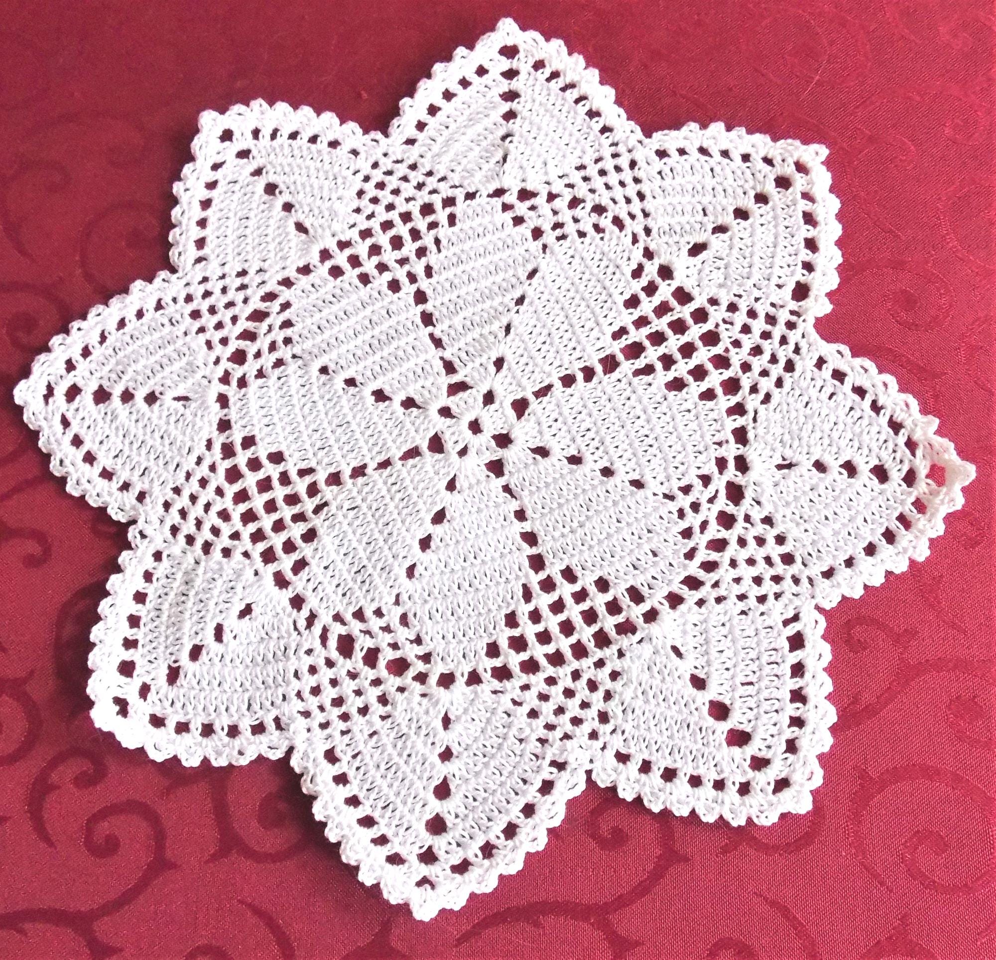 CHALE CROCHET FAIT Main Creation S Raisonnier Artisanat Francais Pichenette*** EUR 38,40 - FR