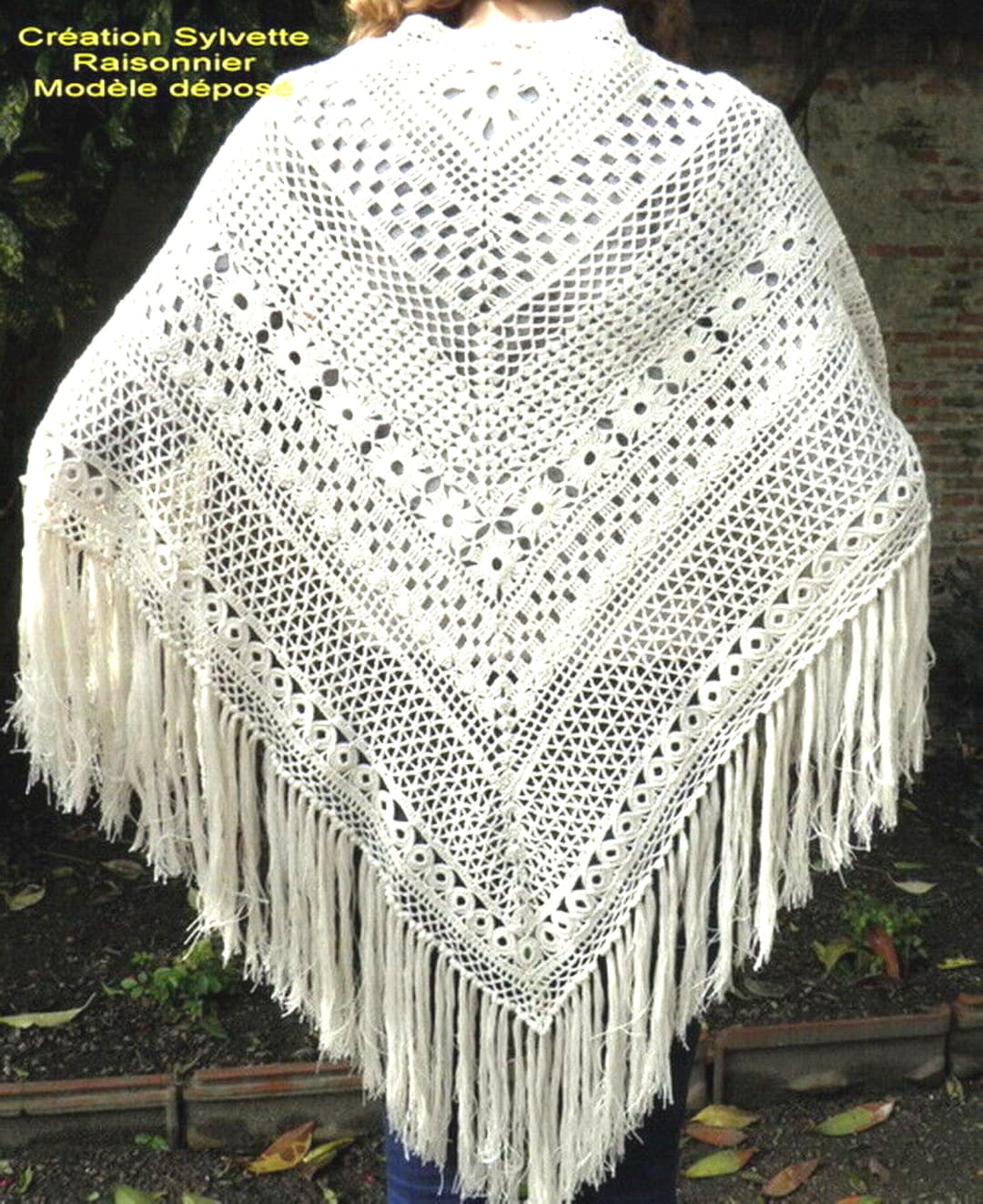NAPPERON CROCHET FAIT MAIN CREATION S RAISONNIER ARTISANAT FRANCAIS