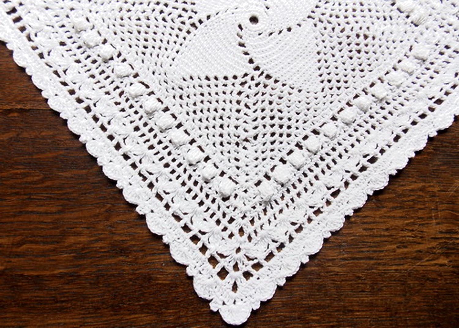 Napperon Crochet Main Creation Sylvette Raisonnier Artisanat Francais