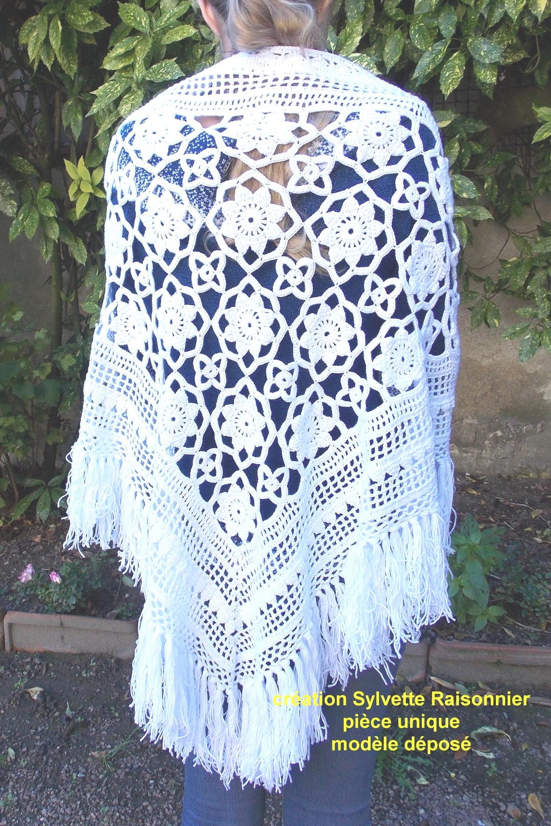 NAPPERONS CROCHET MAIN ARTISANAT FRANCAIS S RAISONNIER CRISTAUX DE NEIGE