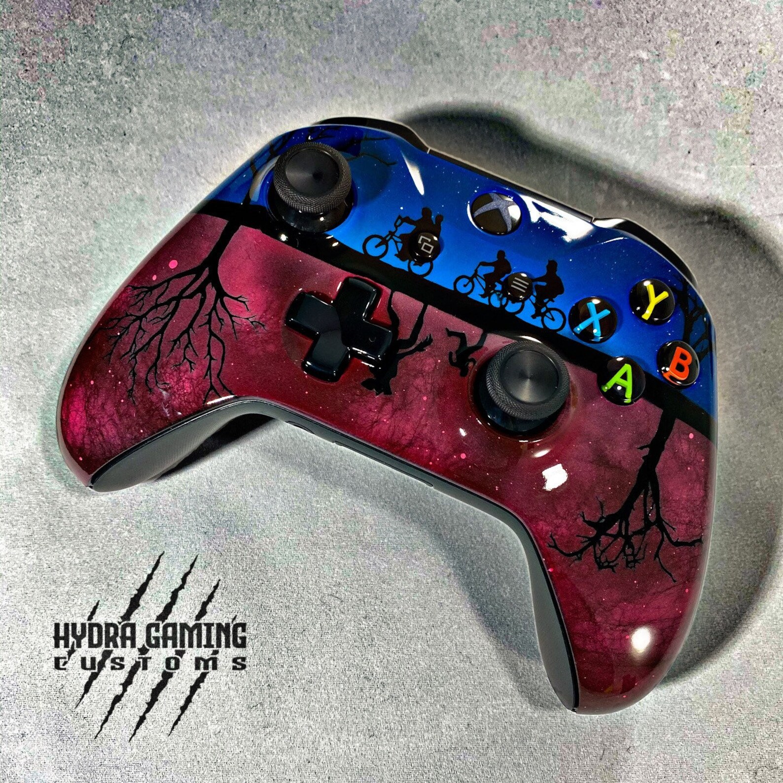 Custom Controller the Upside Down Stranger Things Inspired Etsy