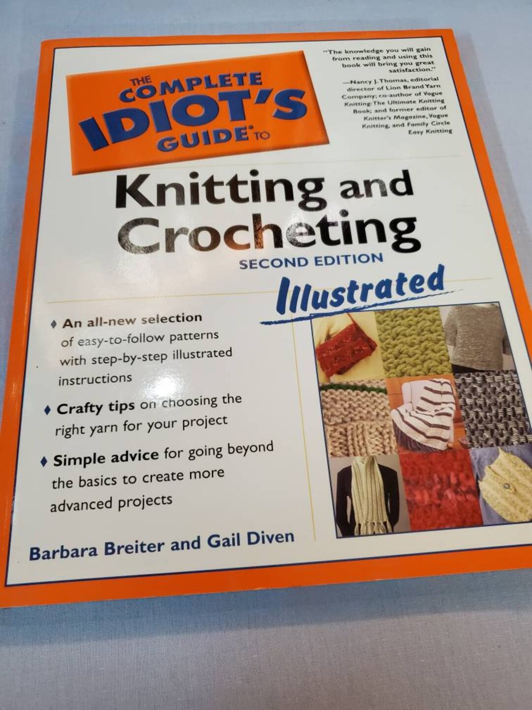 Complete Idiots Guide to Knitting and Crocheting Etsy