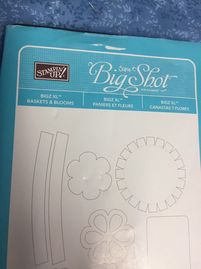 Stampin up XL Baskets & Blooms Bigz XL Cutting Die Etsy