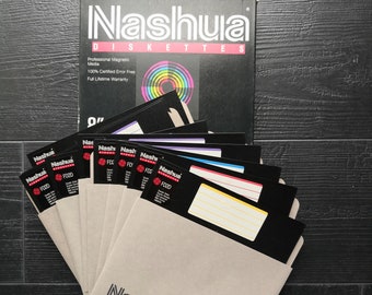 RARE - Very 1st Computer Floppy Disk 8 inch - Genuine Made in USA NASHUA Vintage 70&#39;s Memorabilia - Geek Art Collection