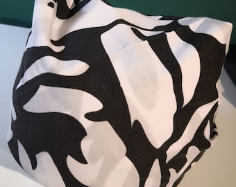 Rare Fila Vintage Bandana / Foulard - Black and White pattern - 100% Cotton - New with tags - Unisex Gift Idea