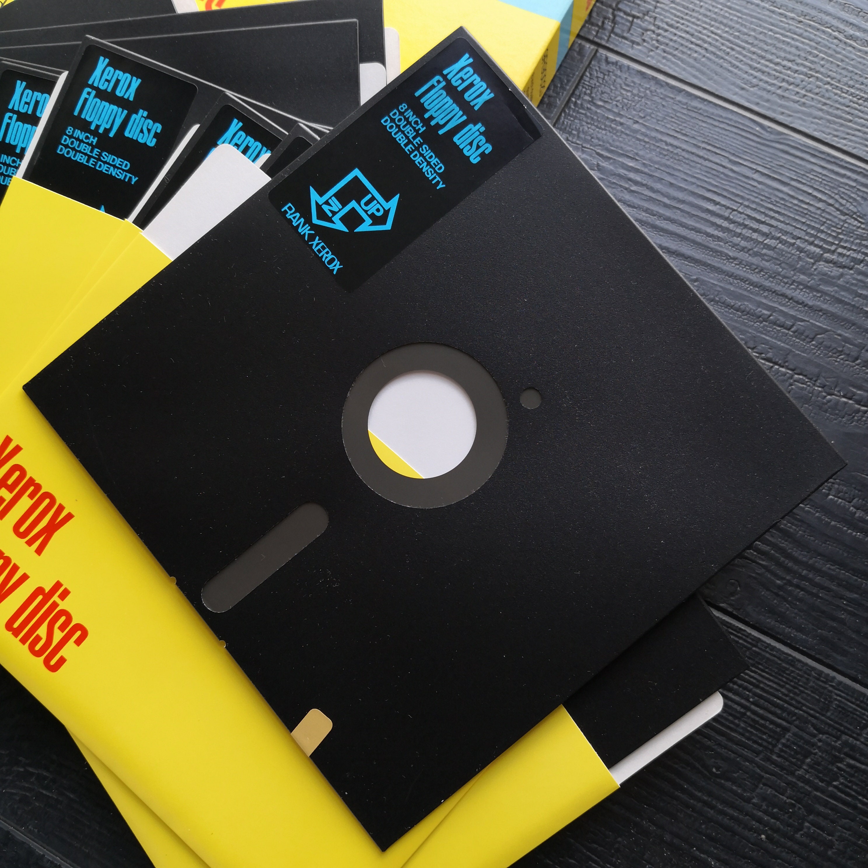 RARE Very 1st Computer Floppy Disk 8 Inches Genuine 70' Vintage