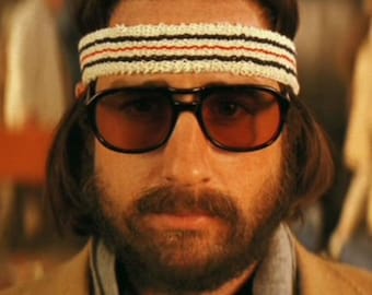 Faixa de cabeça retrô rara da Fila - Coleção Fila autêntica - a mesma usada por Richie Tenenbaum - Algodão de qualidade - Ideia de presente unissex