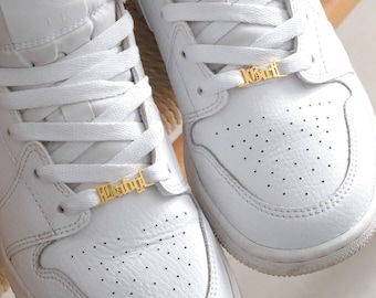 Personalized Shoe Lace Buckles: Custom Name Stainless Steel Shoe Clips