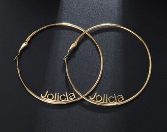 Bespoke hoop earrings #1517