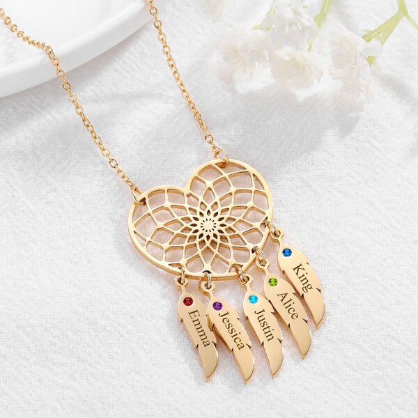 Dream Catcher Necklace Etsy