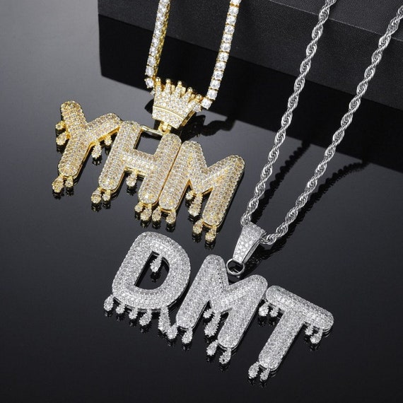 Drip name necklace deals