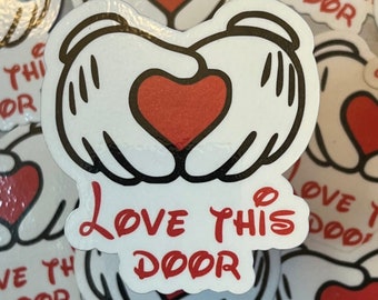 Cruise Love this Door Magnet, Mouse inspired hands with heart, Fish Extender, Like this door