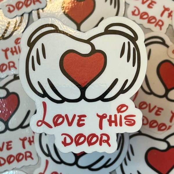 Cruise Love this Door Magnet, Mouse inspired hands with heart, Fish Extender, Like this door