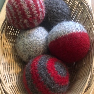 Crochet Wool Dryer Balls - Set of 3